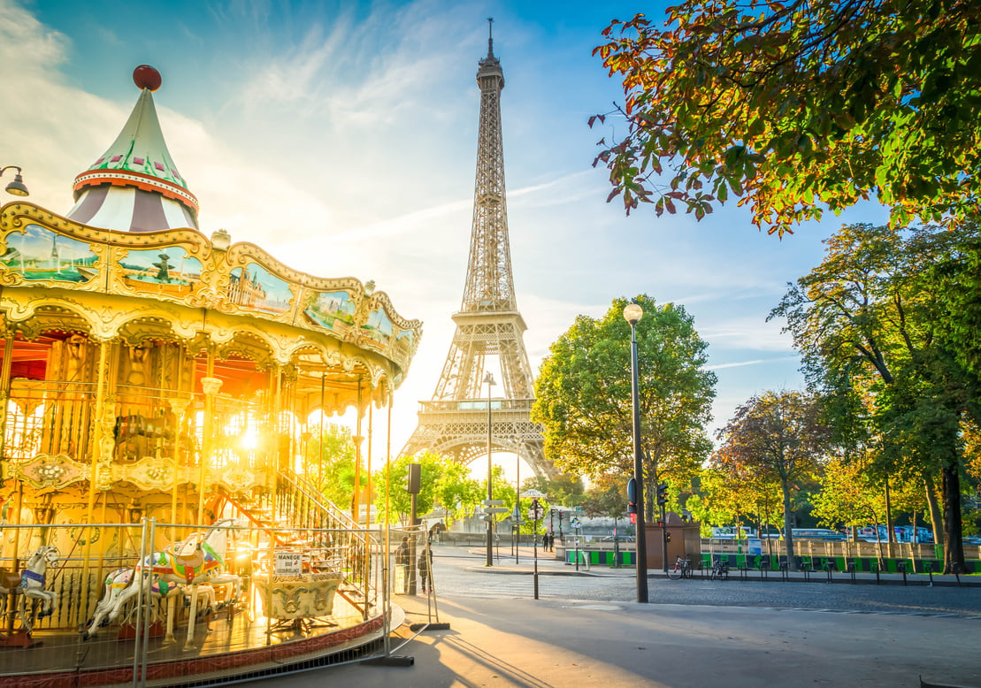 Eiffel Tour and from Trocadero